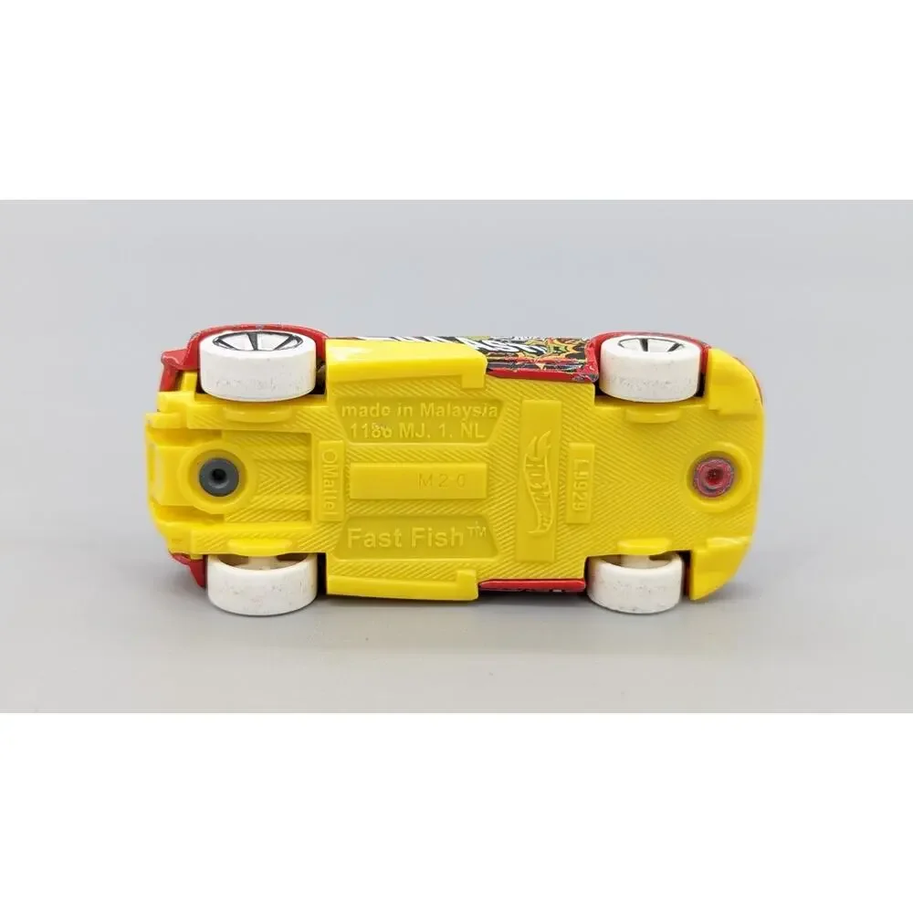 Mattel Hot Wheels Red & Yellow Fast Fish 1:64 Diecast Car Toy Collectible